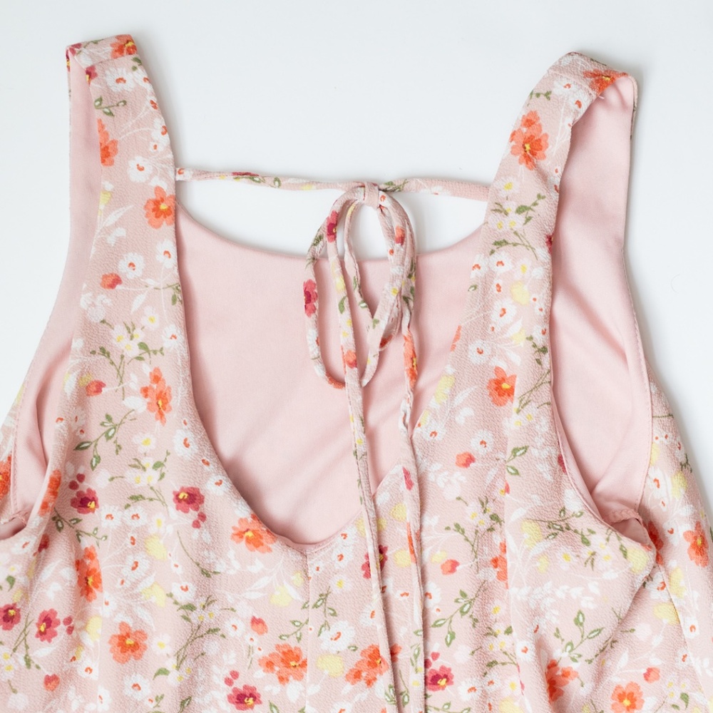 Bobeau Floral Sleeveless Swing Dress Size XS - Picture 7 of 8